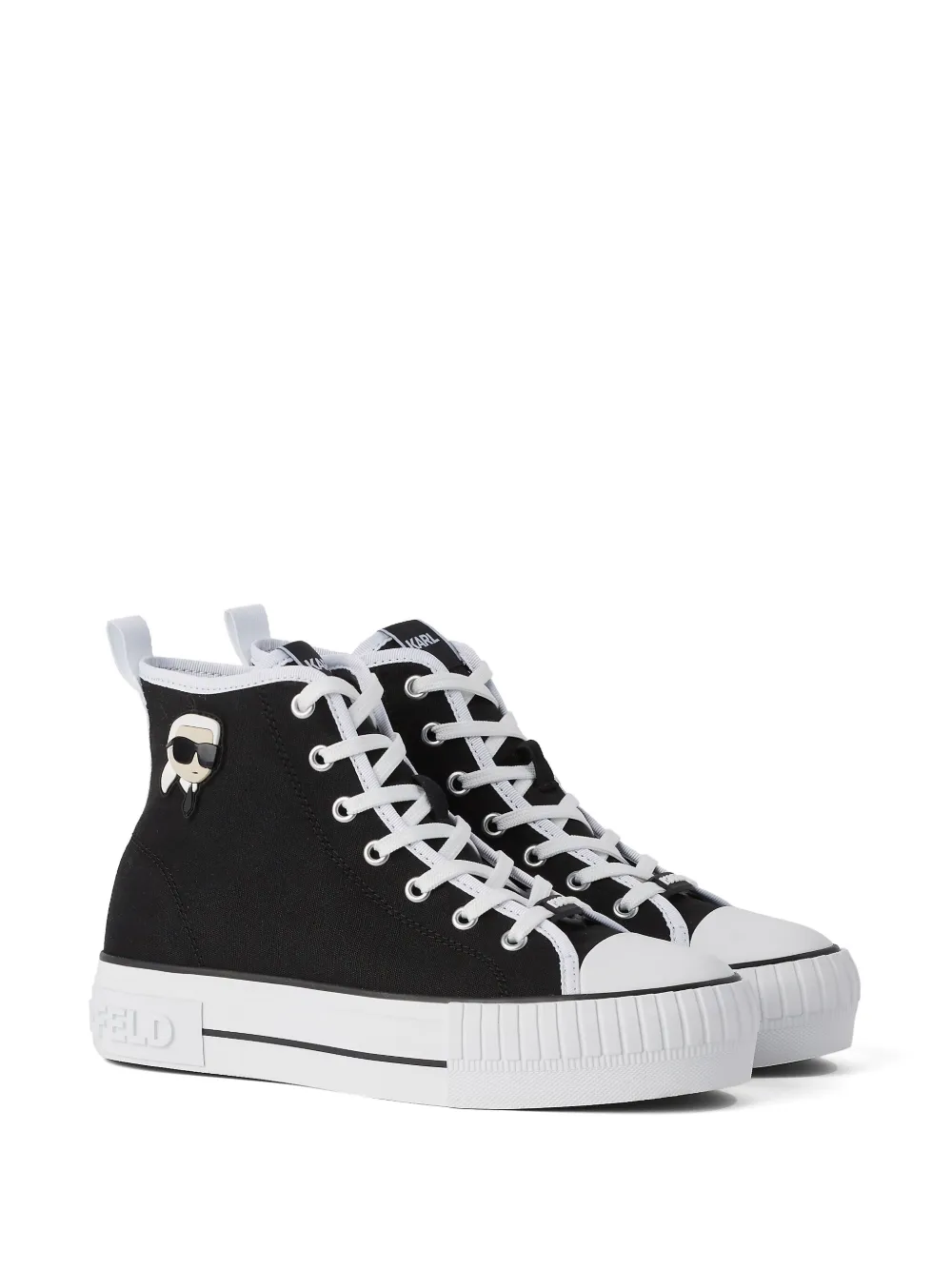Karl Lagerfeld Kampus Max NFT high-top sneakers - Zwart