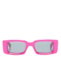 Off-White Eyewear Arrows rectangle-frame sunglasses - Pink