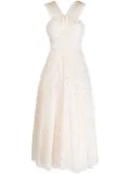 Needle & Thread sequinned V-neck maxi dress - Neutrals