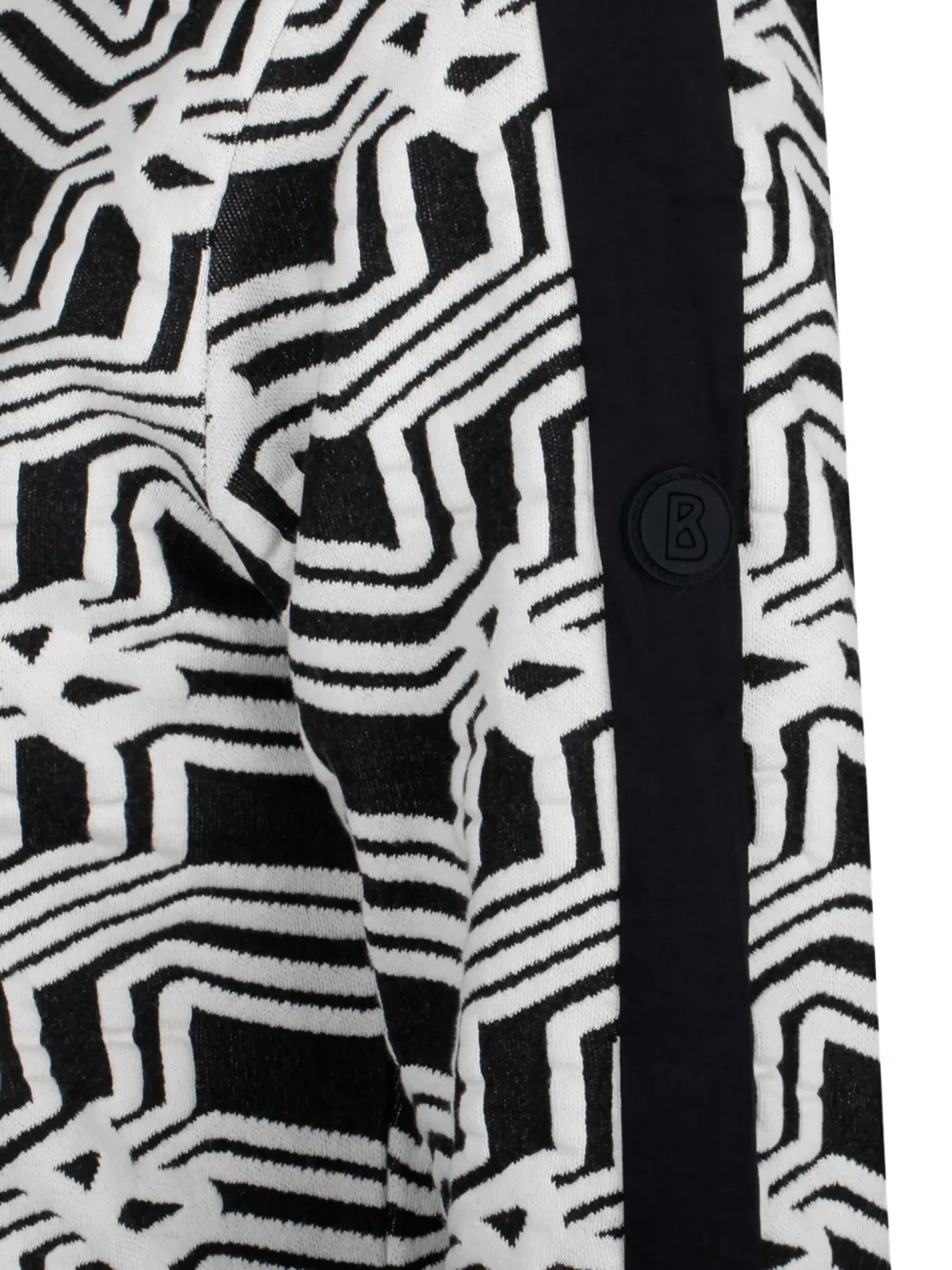 BOGNER Intarsia trui Zwart