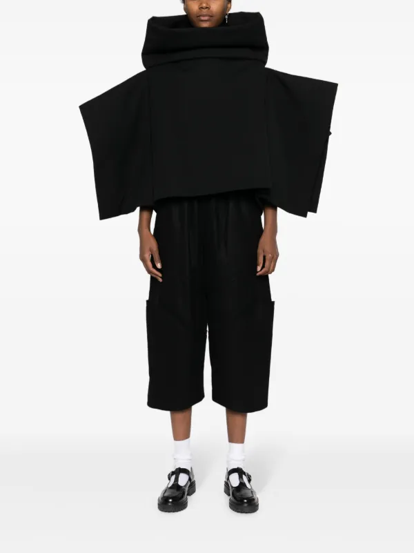 Comme Des Garçons ドレープケープ | ブラック | FARFETCH JP Comme Des Garçons ドレープケープ | ブラック | FARFETCH JP