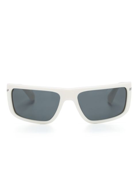 Off-White Eyewear logo-print rectangle-frame sunglasses Men