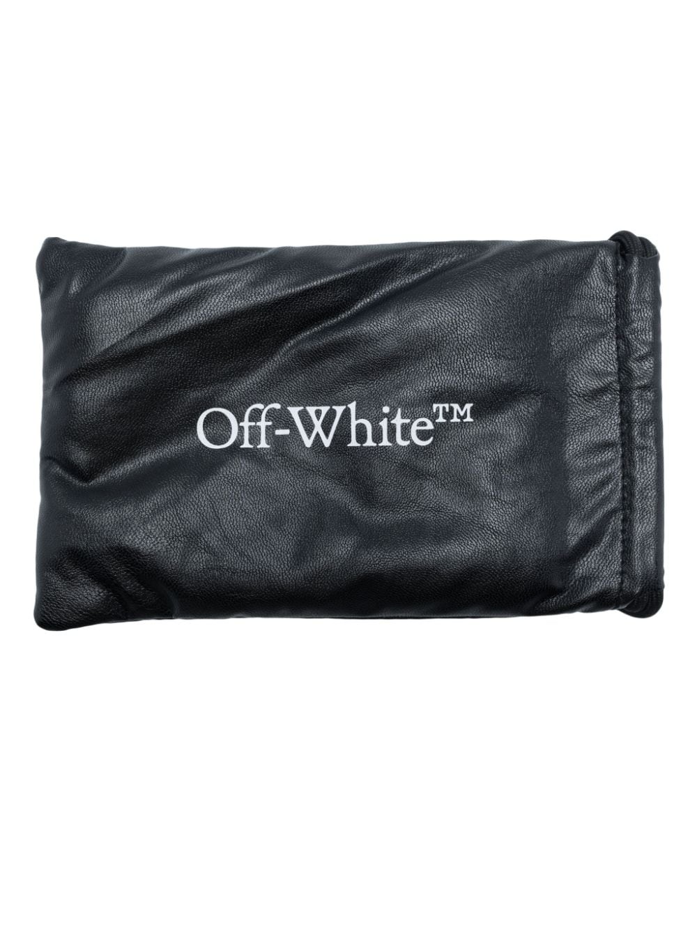 Off-White logo-print rectangle-frame sunglasses Wit