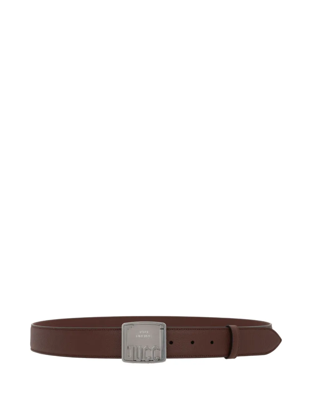 Gucci Leren riem Bruin