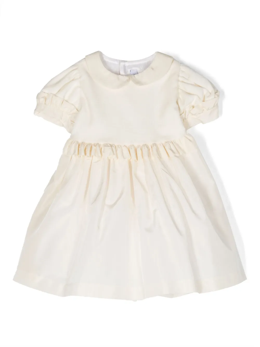 Siola bow-detail ruffled dress - Toni neutri