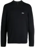 BOSS Perform-X crew-neck sweatshirt - Blue