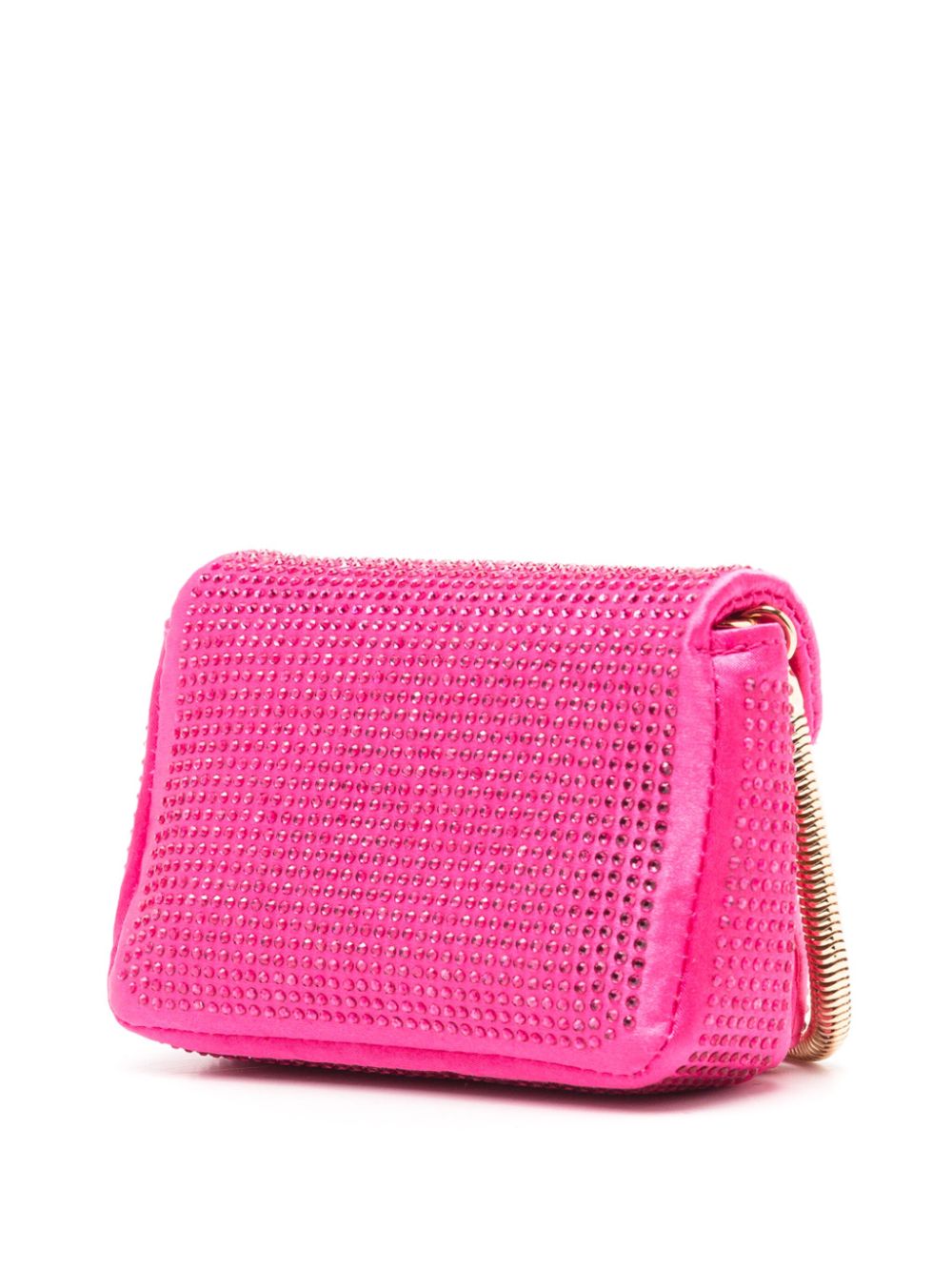 ISLA CRYSTAL-EMBELLISHED LOGO-PLAQUE SHOULDER BAG 