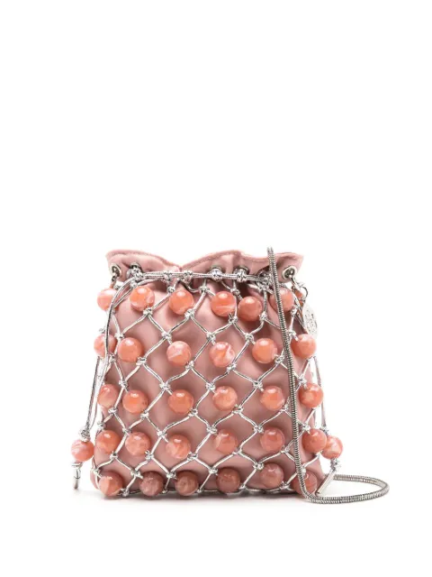 Isla Lara bead-detailing shoulder bag 