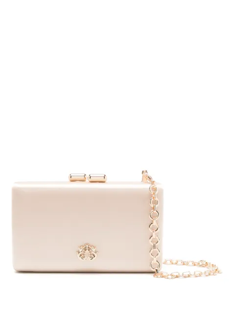 Isla Eva logo-plaque clutch bag 