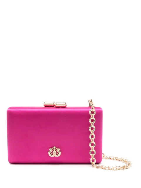 Isla Eva logo-plaque clutch bag 