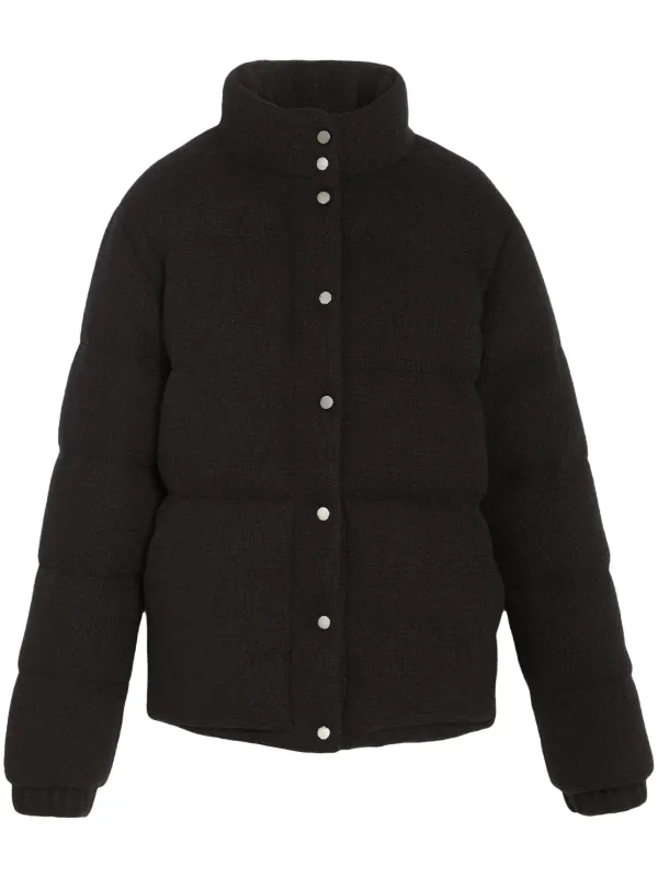 Barrie Cashmere Puffer Jacket Black FARFETCH MY