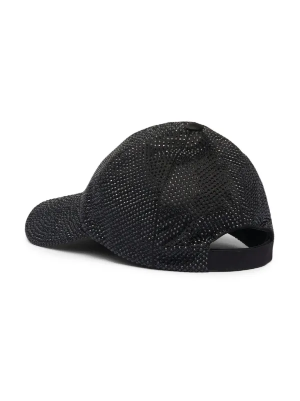 【PRADA】Embellished viscose blend hat 1HC1372CLAF0522 Prada Gold Satin Crystal Embellished Bucket Hat Size L