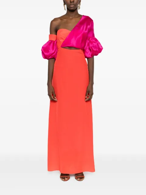 Isolda Greta asymmetric silk dress 3GRE2313 - 1