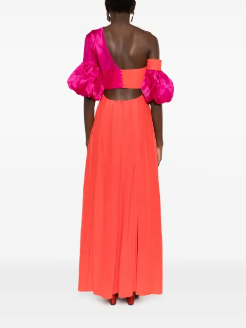 Isolda Greta asymmetric silk dress 3GRE2313 - 3