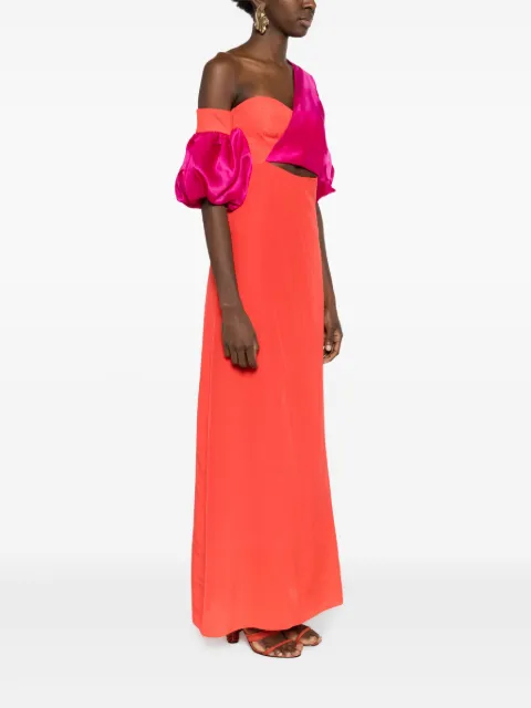 Isolda Greta asymmetric silk dress 3GRE2313 - 2