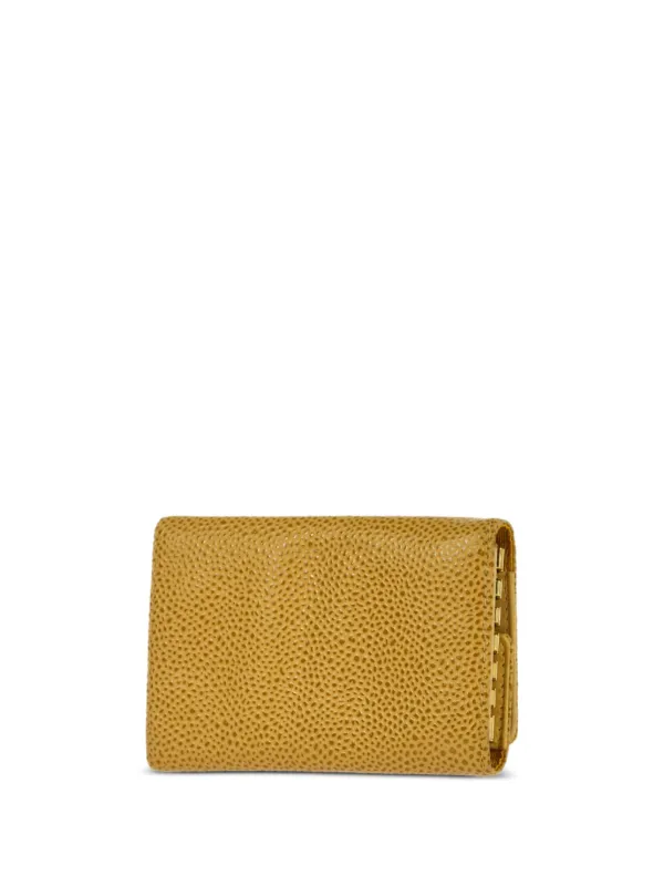 CHANEL Pre-Owned 2002 CC caviar-leather Key Case | Yellow | FARFETCH