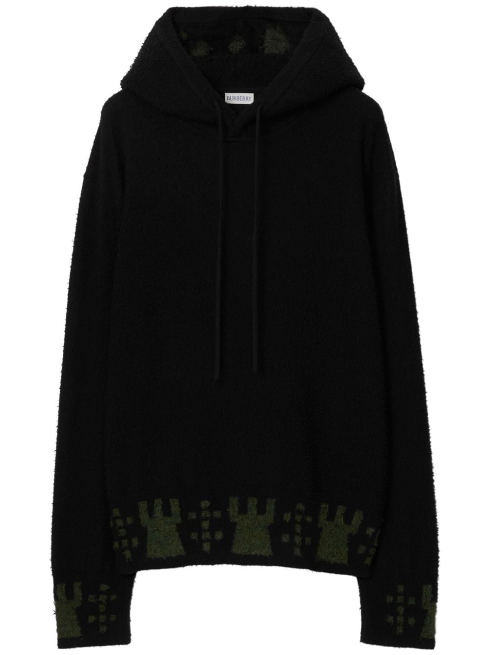 Chess wool-blend hoodie