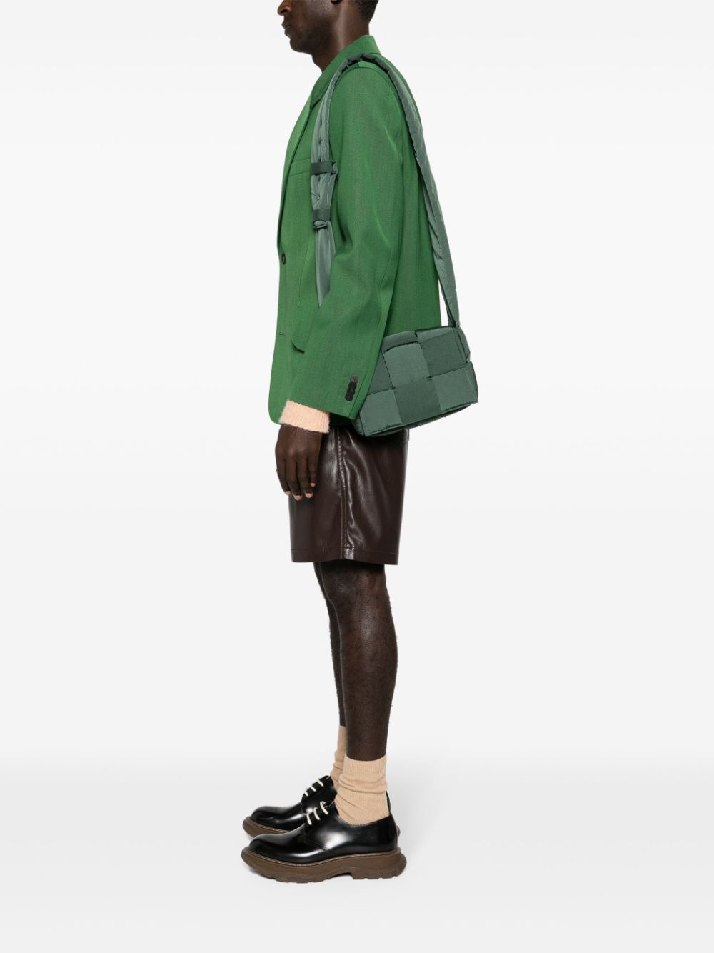 Bottega Veneta Cassette kleine schoudertas - Groen