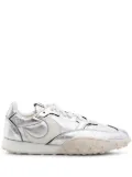 Marine Serre MS Rise laminated sneakers - Silver