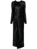 Christopher Esber Palladium satin maxi dress - Black