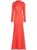 Silvia Tcherassi Gabbice high-neck flared dress