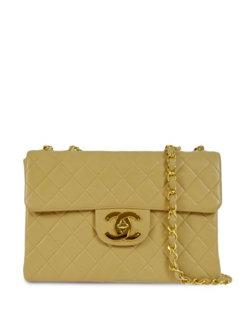 HOT SALE CHANEL 1995 jumbo Classic Flap shoulder bag Women