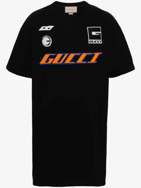 Gucci camiseta con logo estampado