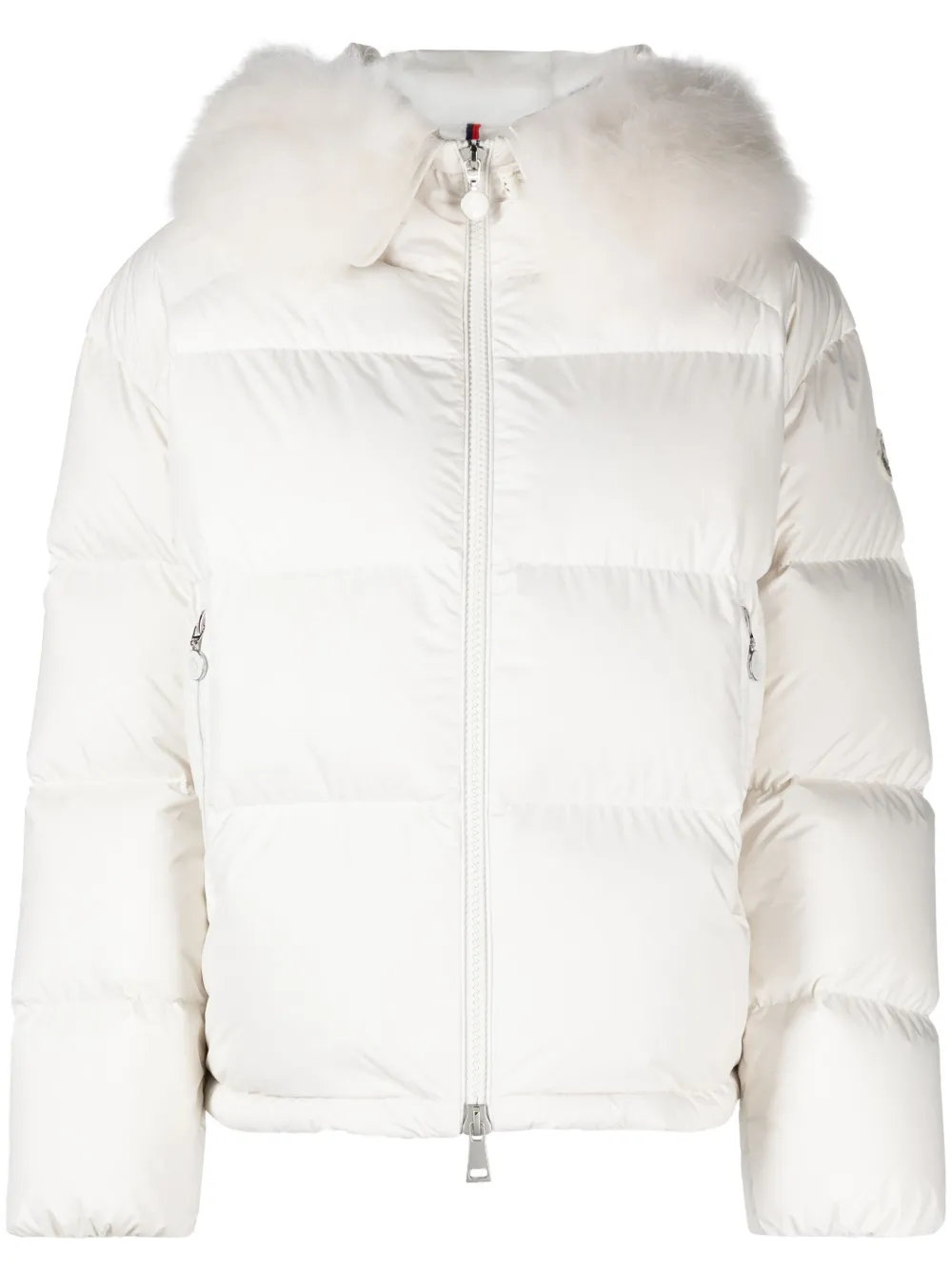 Moncler Jack met capuchon Wit