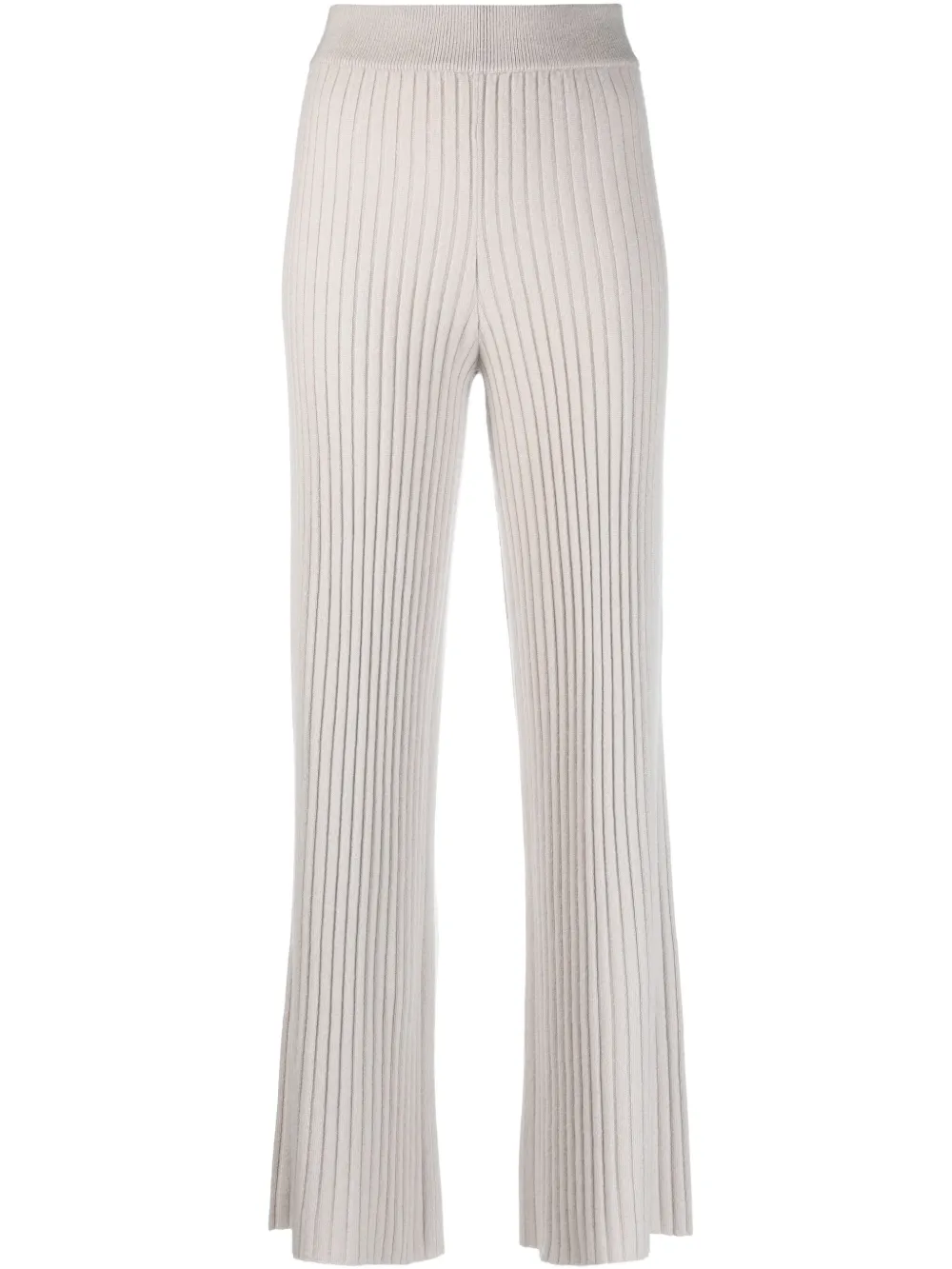 Lisa Yang Kasjmier geribbelde broek Beige