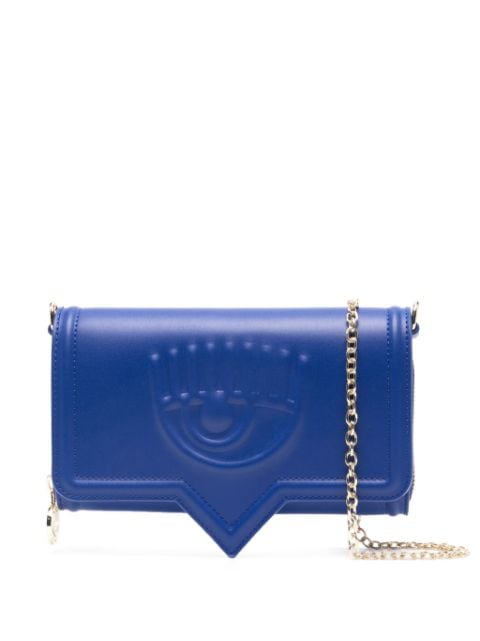 Chiara Ferragni Eyelike logo-embossed chain wallet