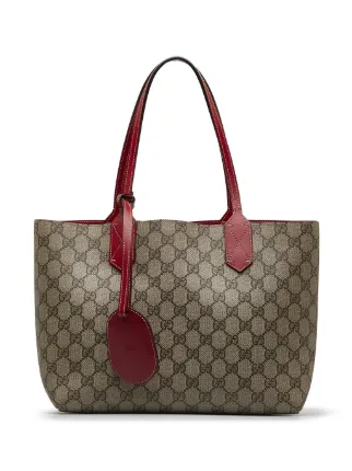 Gucci reversible best sale tote red