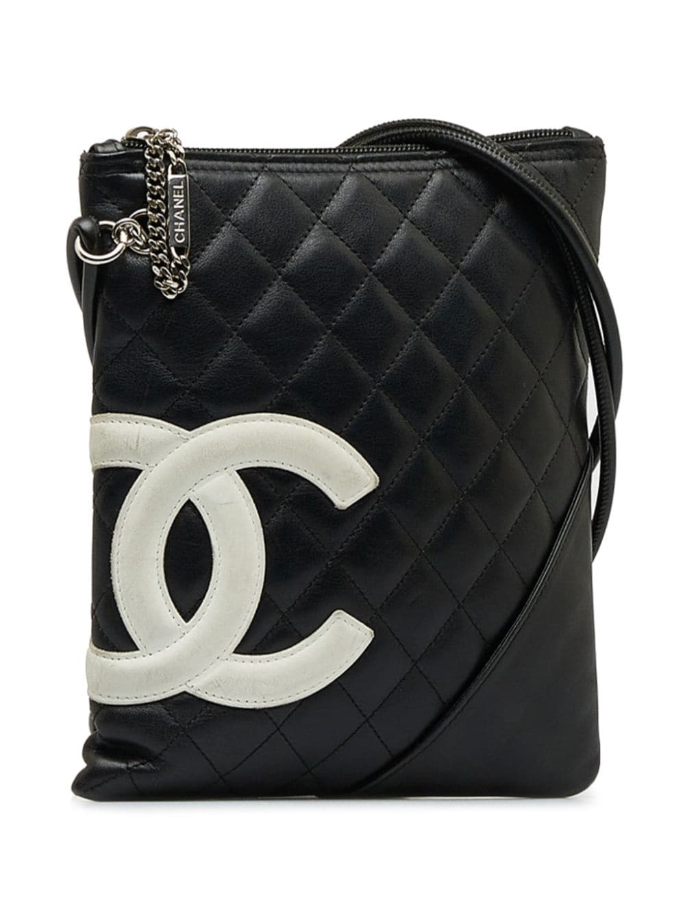 CHANEL 2005-2006 Brown Ligne Cambon Quilted Pochette — Garment