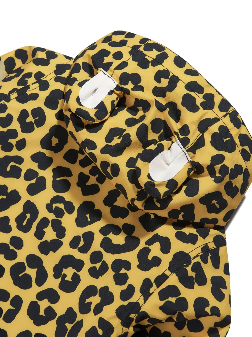 Shop Roarsome The Leopard Animal-print Coat In Yellow