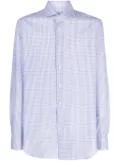 Kiton checked cotton shirt - Blue