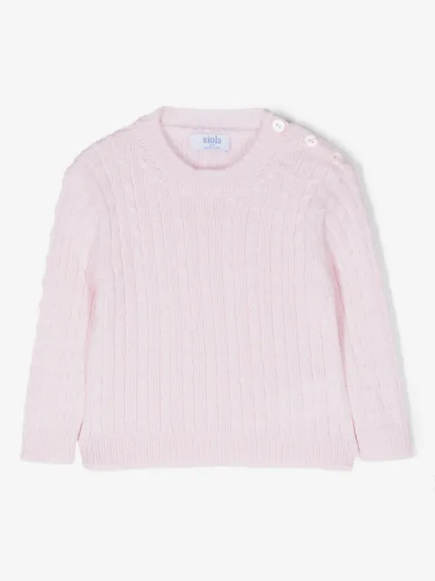 Siola cable-knit merino jumper