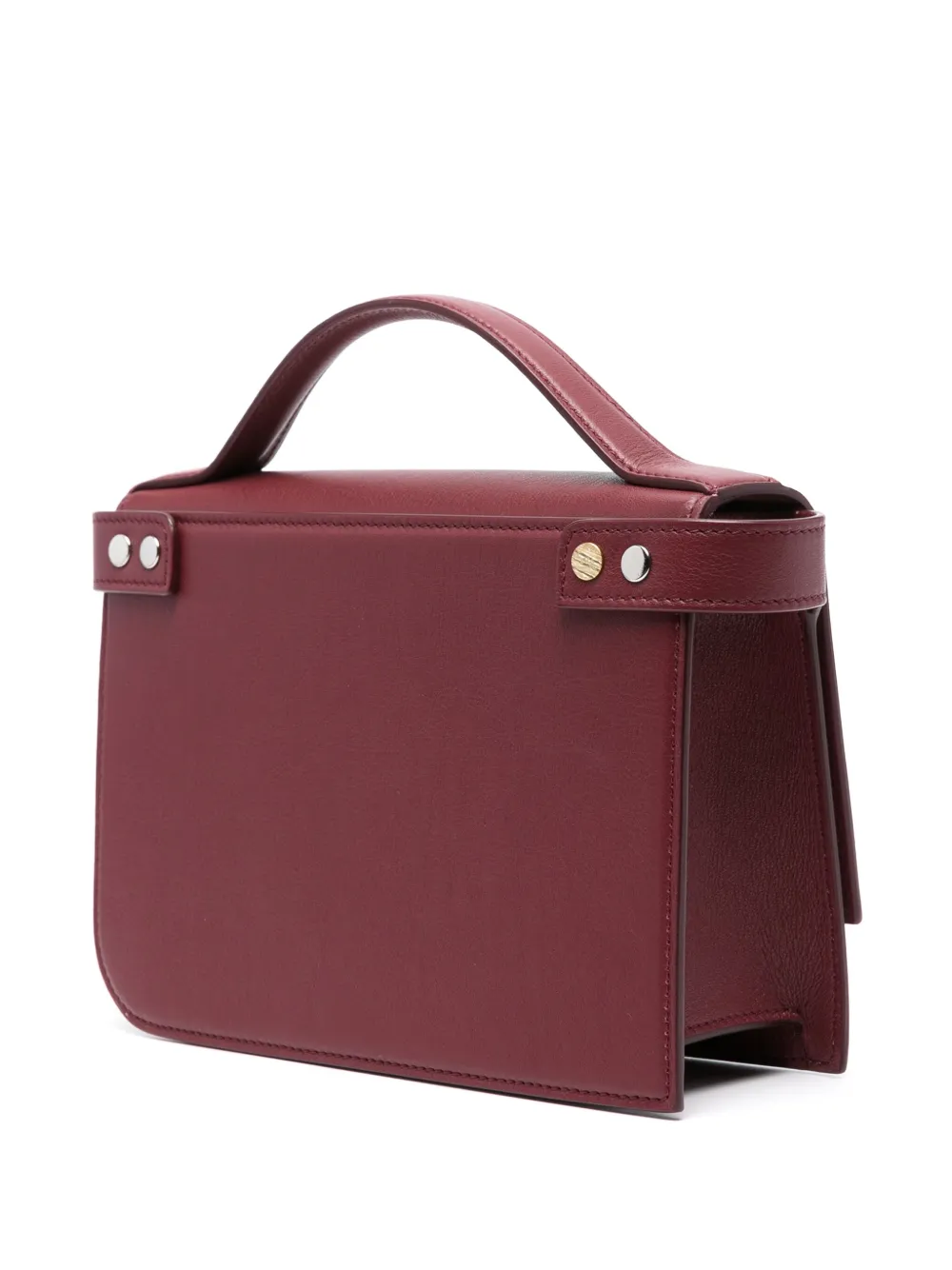 Shop Zanellato Small Postina Leather Tote Bag In Rot