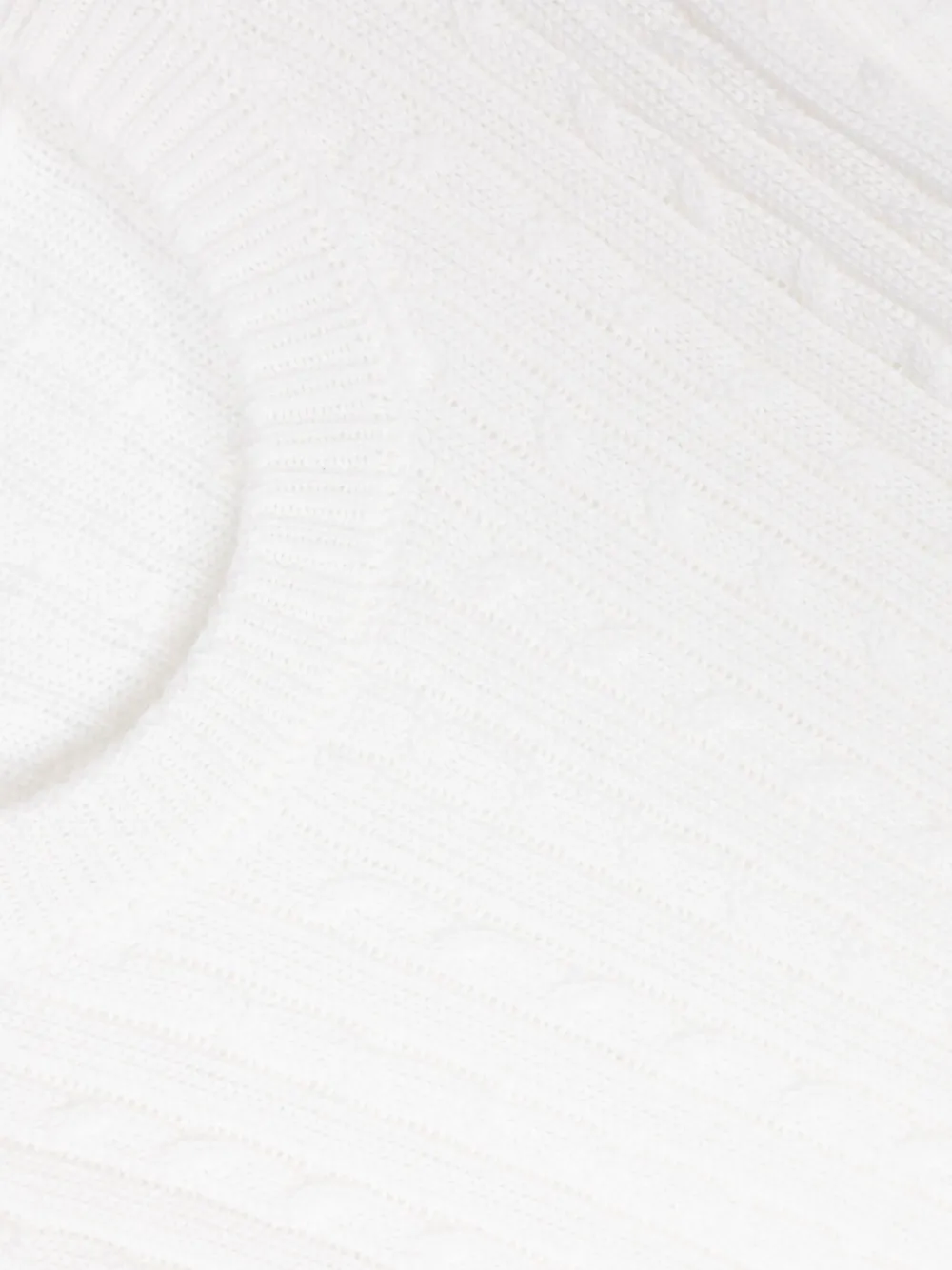 Siola Cable-knit Merino Jumper In White