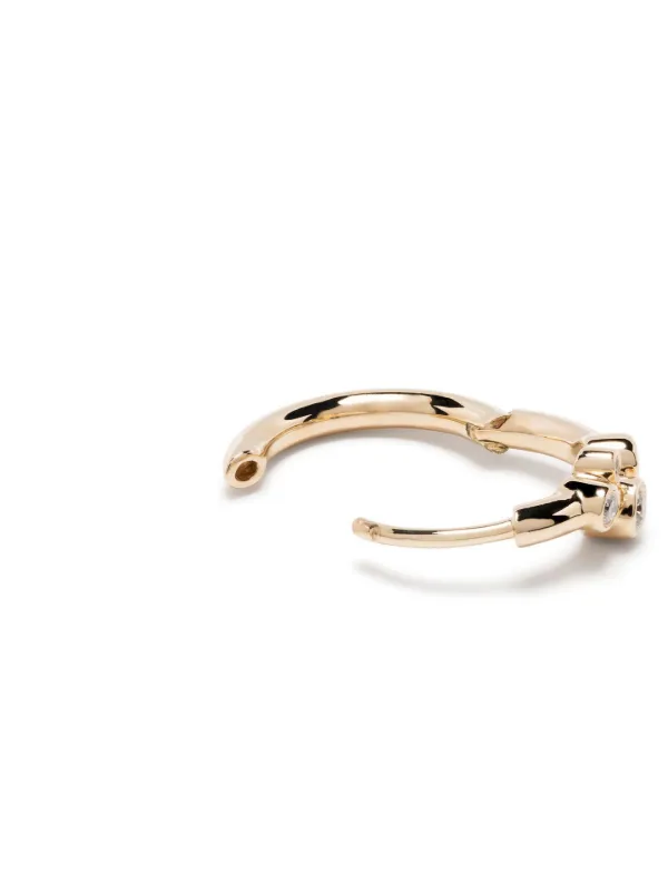 Maria Black Elena Huggie 10 ピアス 14Kイエローゴールド - Farfetch