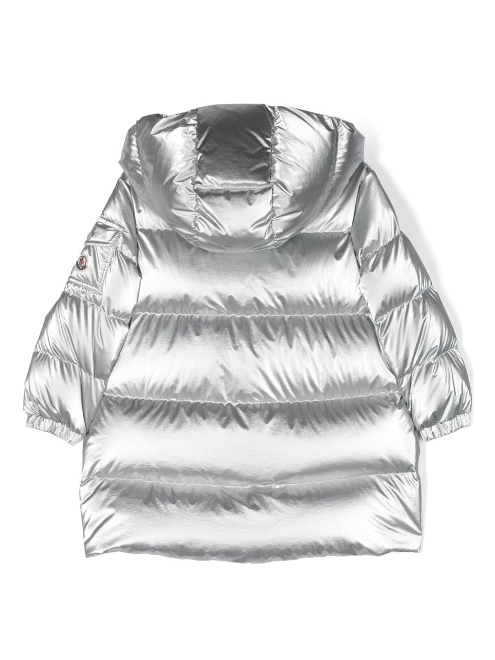 Image 2 of Moncler Enfant Amra hooded quilted jacket
