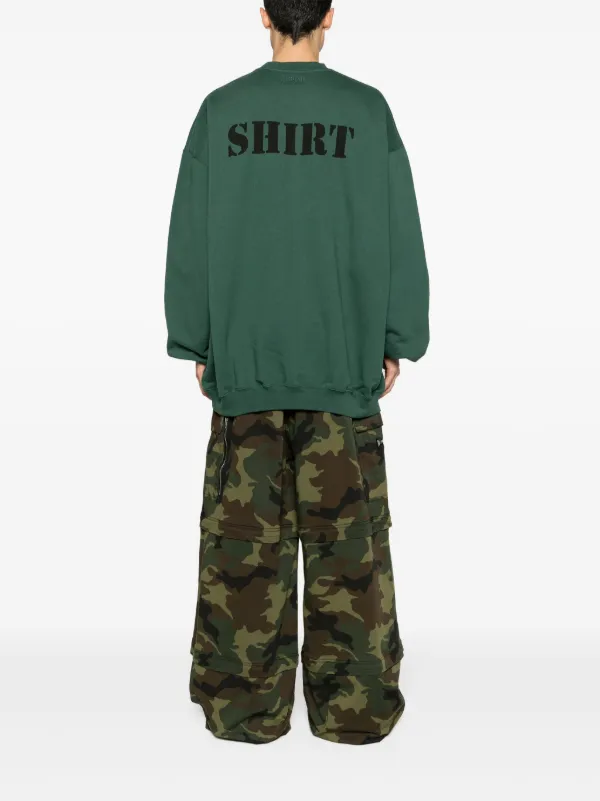 VETEMENTS Sweat スウェットシャツ | グリーン | FARFETCH JP