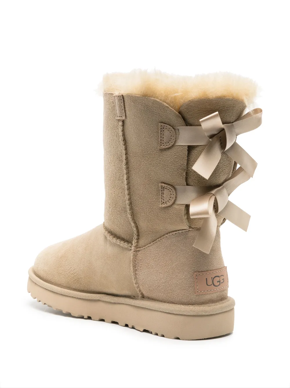 UGG Bailey Bow II suede boots Neutrals