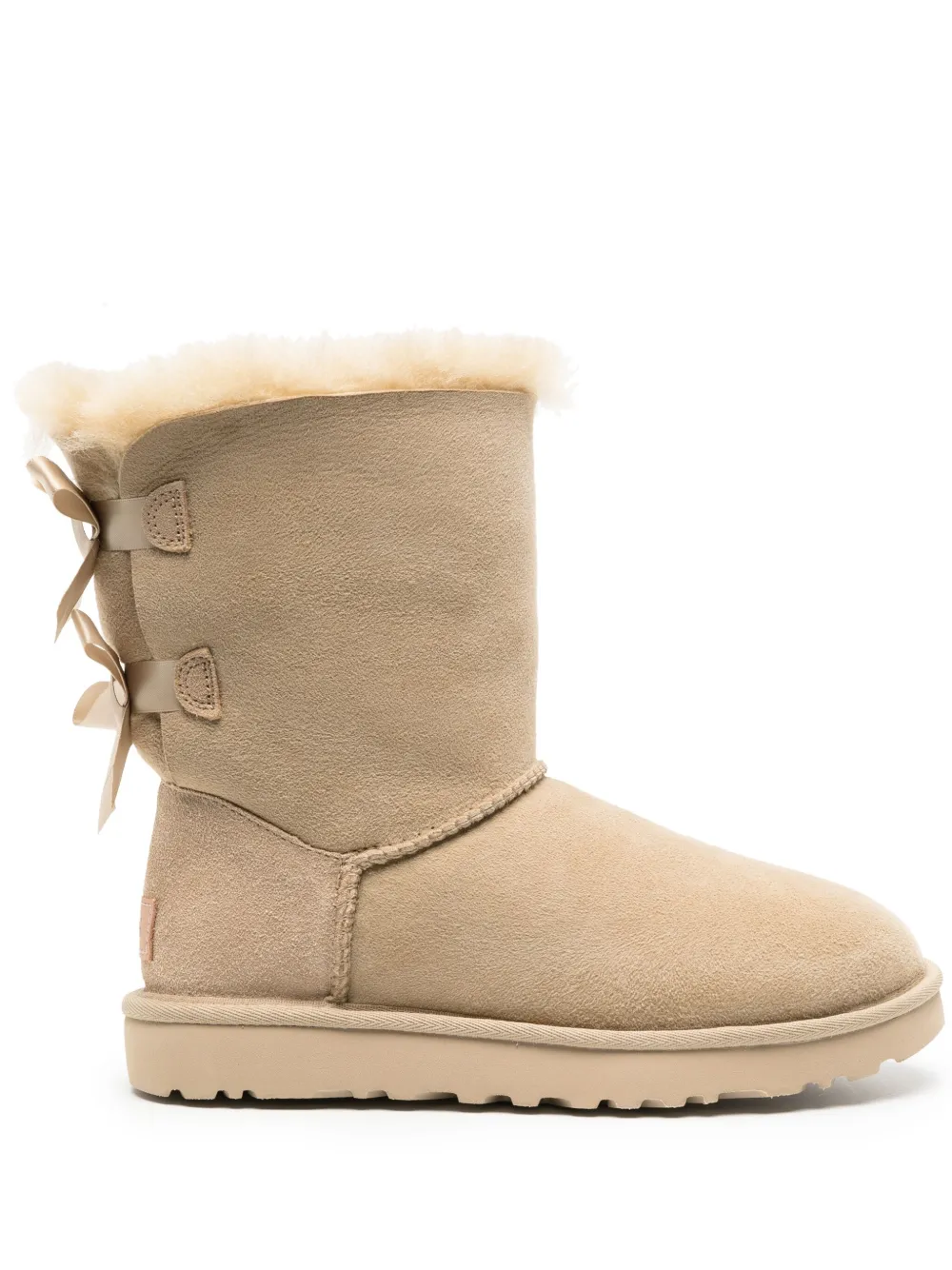 UGG Bailey Bow II suede boots Neutrals