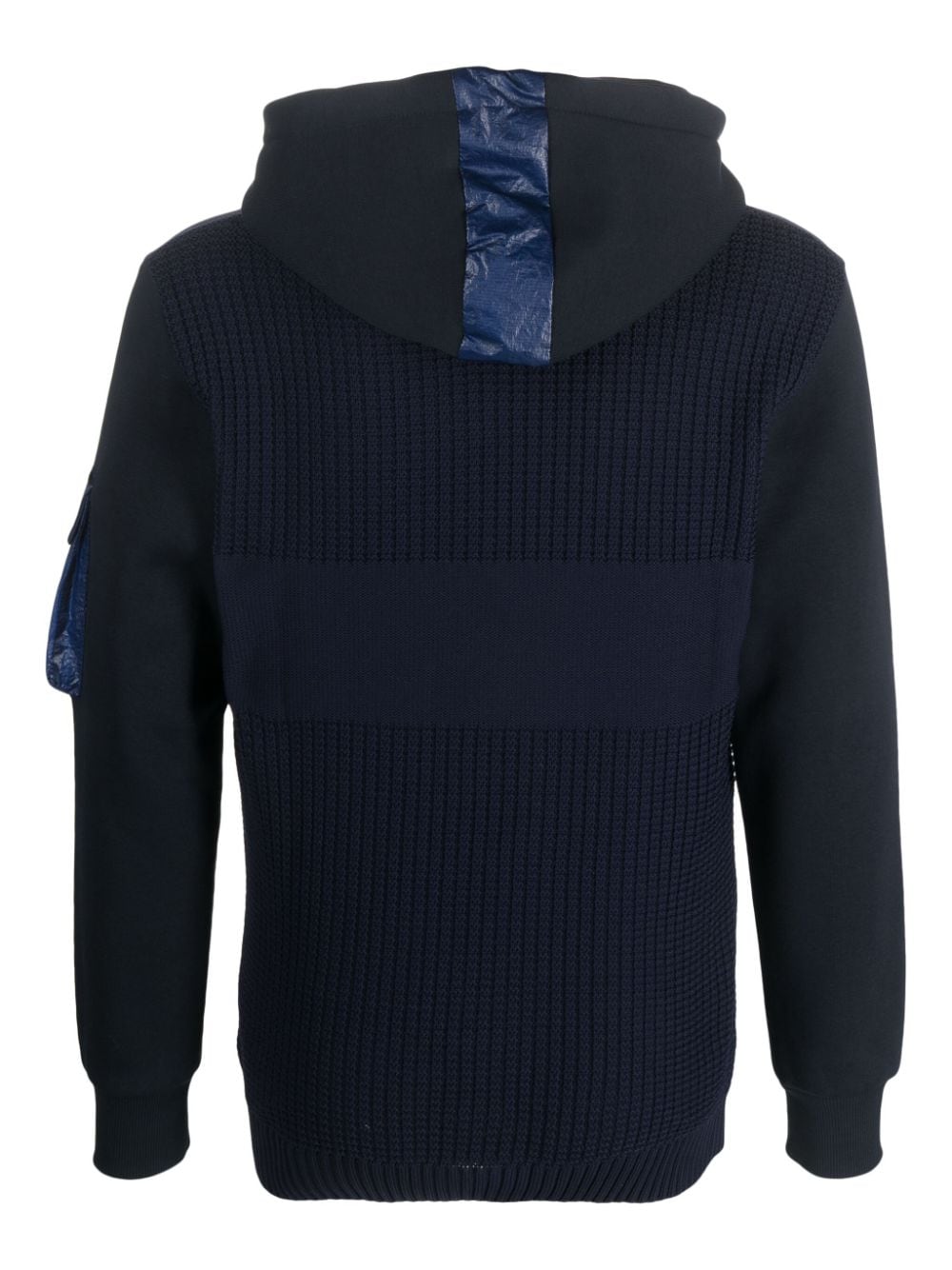 PMD Jonny logo-appliqué hoodie - Blauw