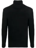 PMD ribbed-panelling roll-neck jumper - Black