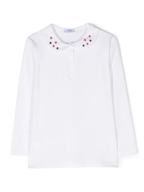 Siola playera con estrella bordada