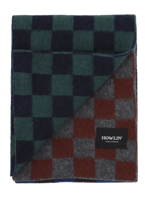 Howlin' checkerboard scarf
