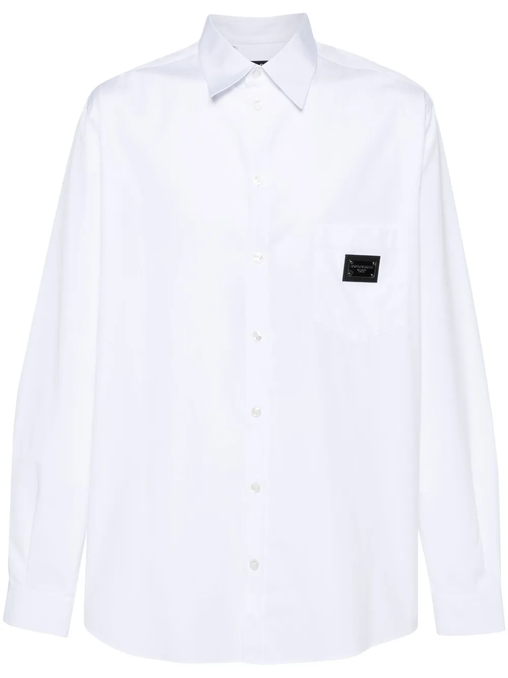 Dolce & Gabbana Zwembroek met logoplakkaat Wit