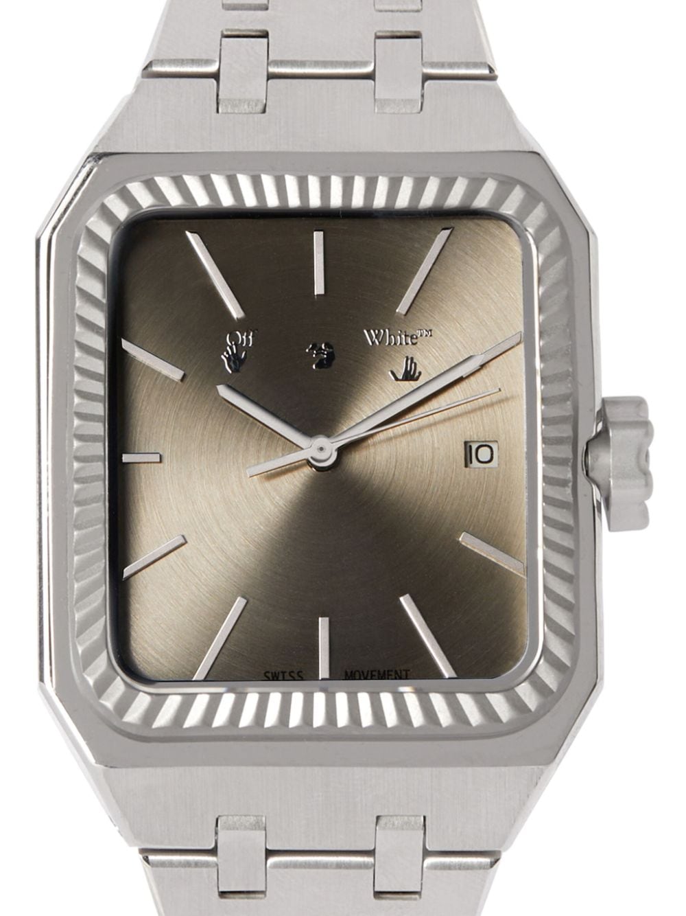 Off-White Horloge van roestvrij staal - Zilver