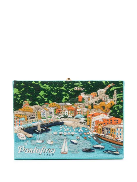 Olympia Le-Tan Portofino embroidered clutch bag