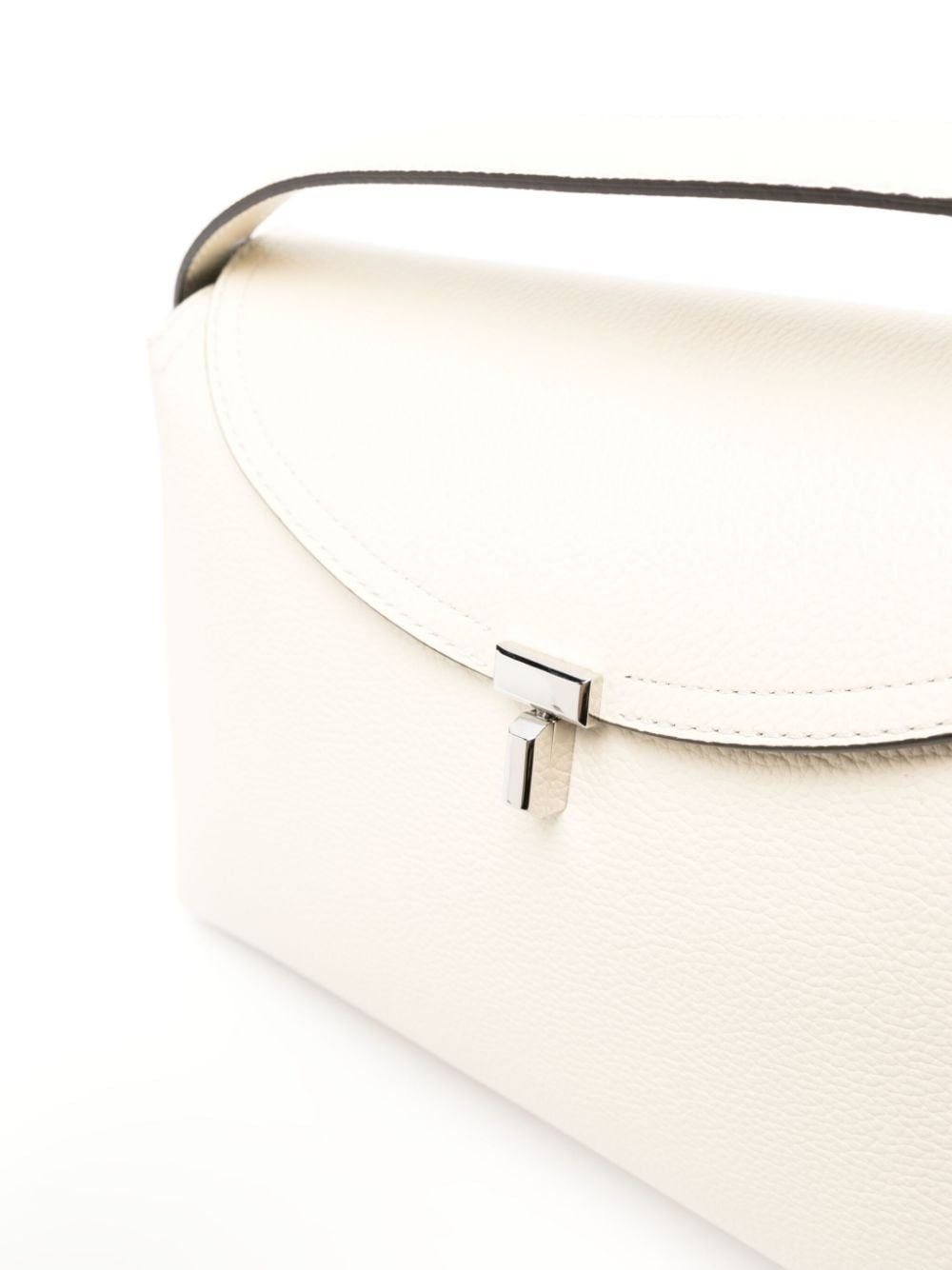 TOTÊME T-LOCK LEATHER SHOULDER BAG 